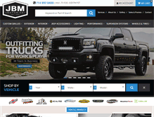 Tablet Screenshot of jbmmotoring.com